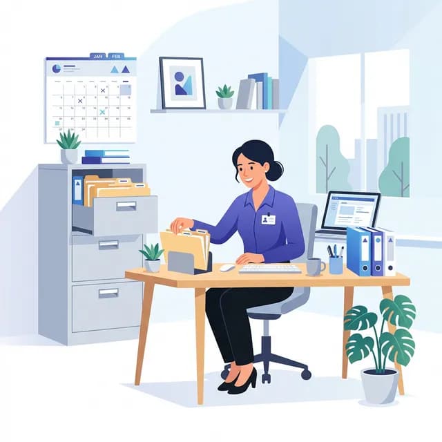 Administrator CV Example — Professional organising files and calendar