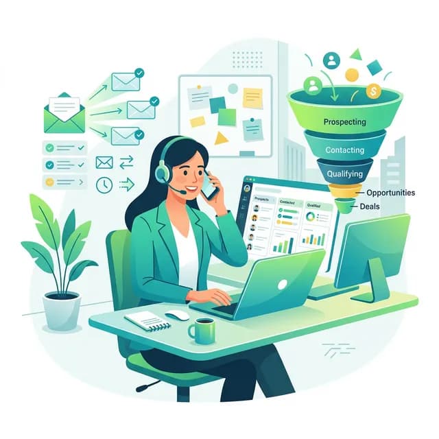 Business Development Rep CV Example — BDR with lead pipeline