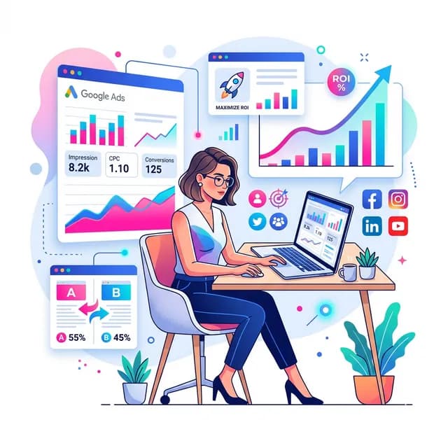 Digital Marketing CV Example — Specialist with ad campaigns