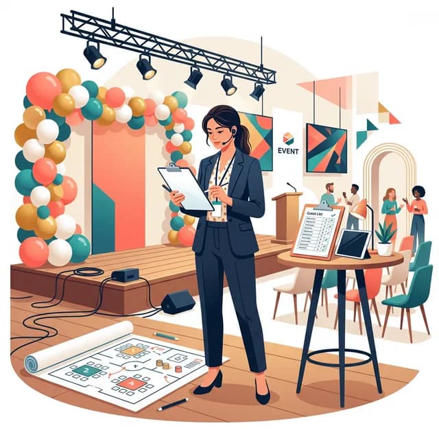 Event Coordinator CV Example — Planner at stage setup