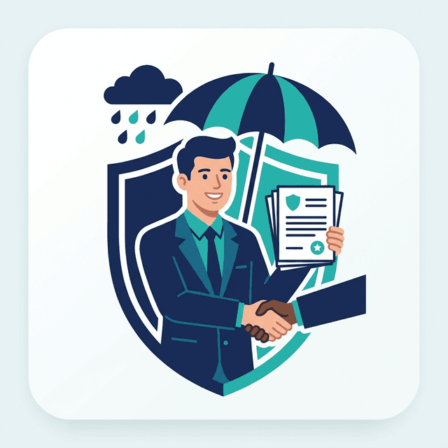 Insurance Agent CV Example — Agent with policy documents and umbrella