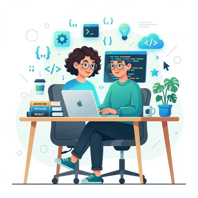 Junior Developer CV Example — Developer learning to code with books