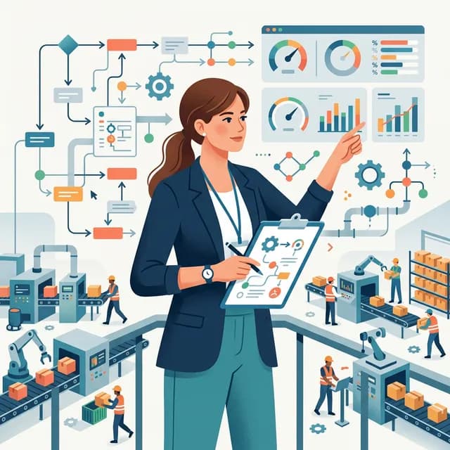 Operations Manager CV Example — Manager with process flowcharts