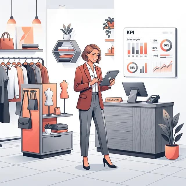 Store Manager CV Example — Retail manager on shop floor