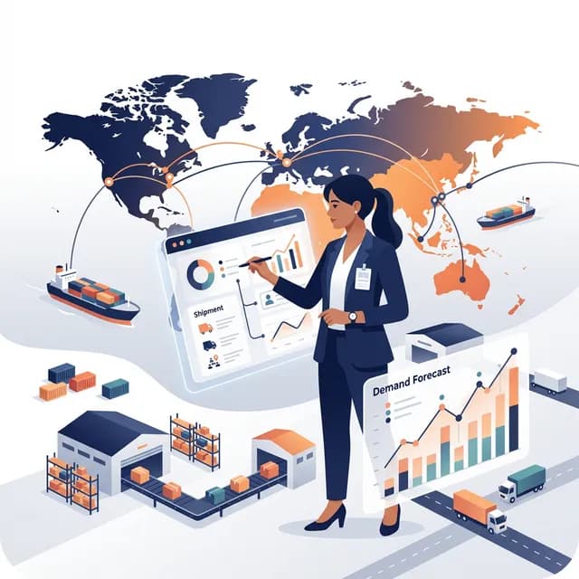 Supply Chain Manager CV Example — Manager with global shipping network