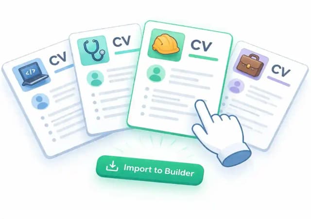 CV Examples Guide — Collection of professional CV examples across job roles and industries