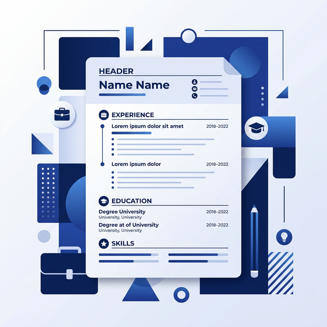 How to Format Your CV — Professional CV document with labelled sections and formatting guidelines