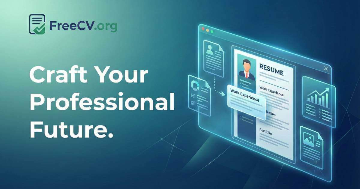 Free CV Builder | Create Professional Resume in Minutes